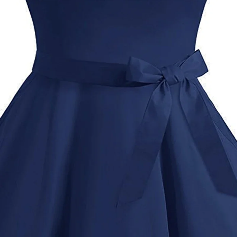 Women Summer Dress 2025 Elegant Retro Vintage 50s 60s Robe Rockabilly Swing Pin up Dresses Casual Sesy V neck Red Party Vestidos