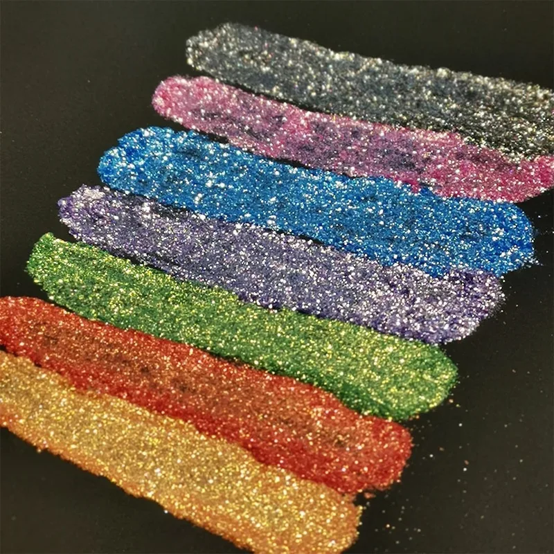 25-Color Chameleon Eyeshadow Powder Set High-Flash Diamond Loose Metallic Luster Flash Powder for Eye Makeup