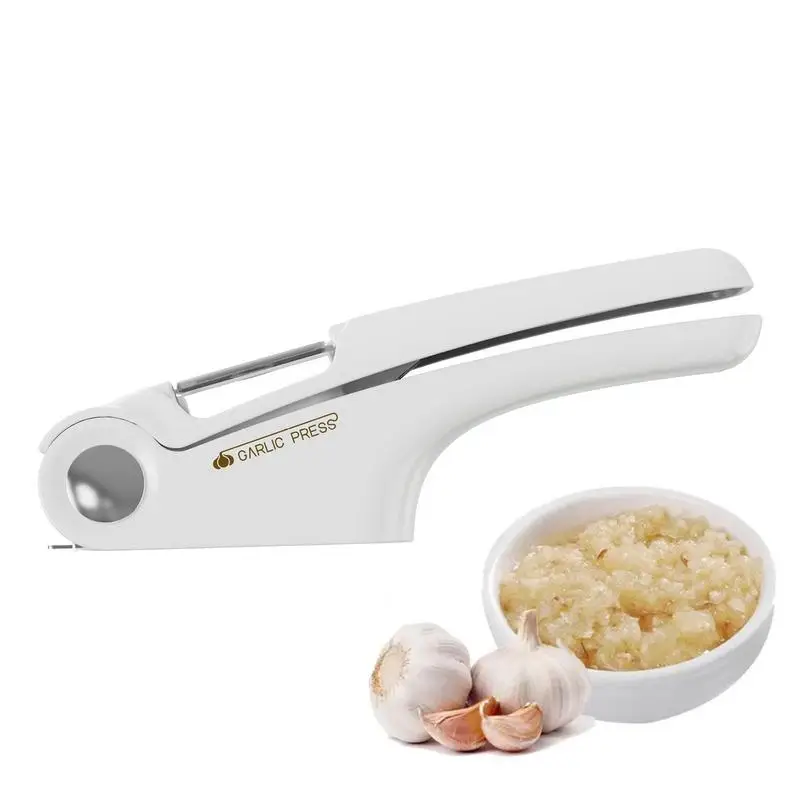 

Manual Garlic Press Multi-functional Stainless Steel Garlic Chopper Food Grade Garlic Presses Cooking Gadgets Tool