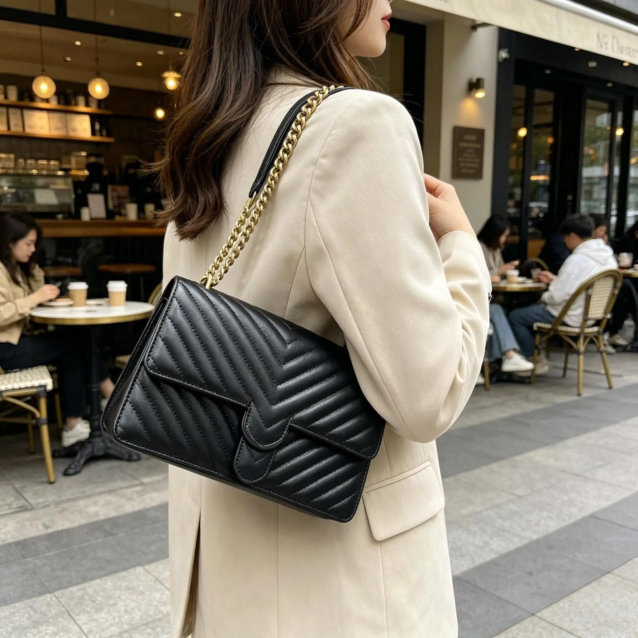 

Элегантная кожаная сумка для женщин, модная сумка через плечо, ретро-сумка на плечо, женские люксовые сумки высокого класса.