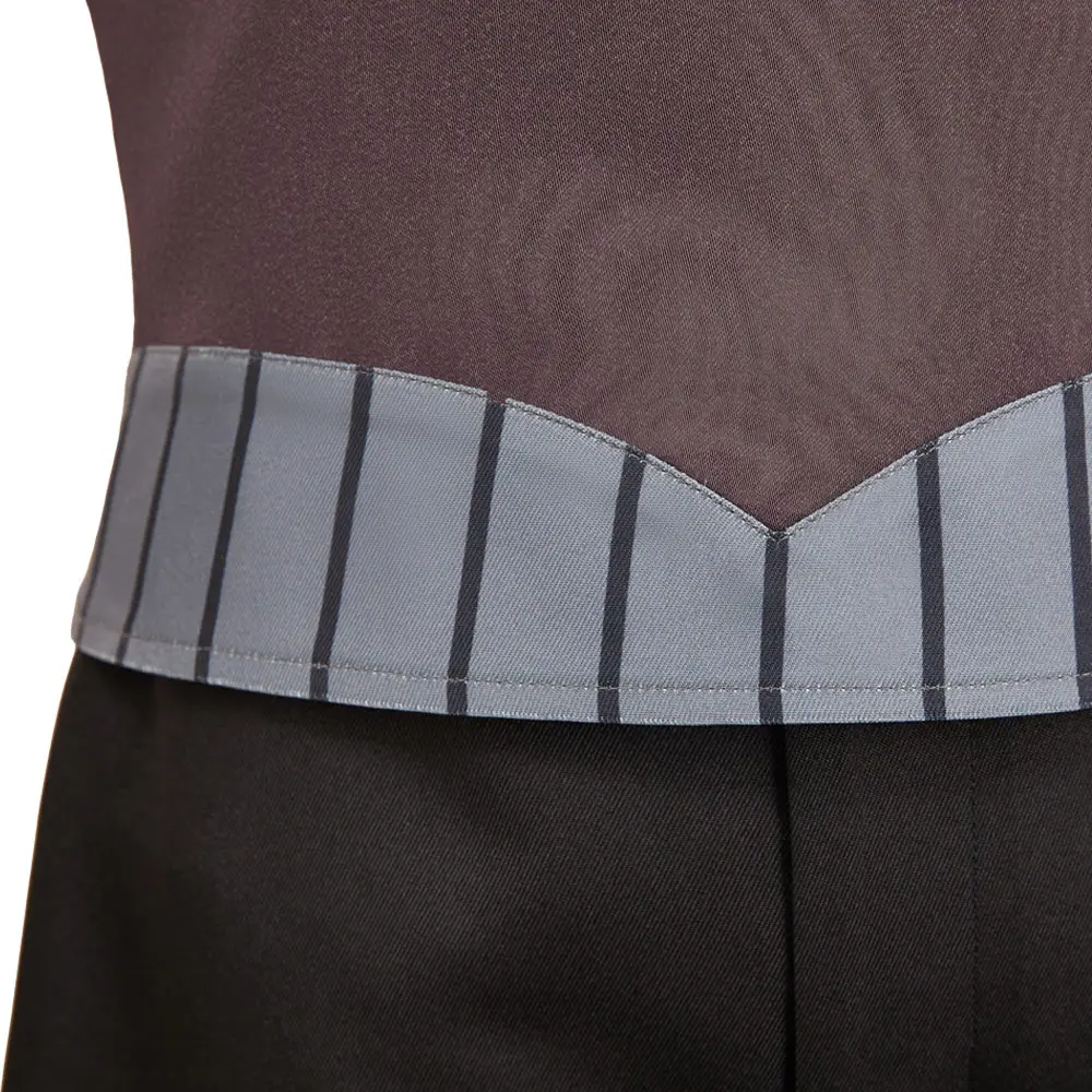 تمويه الجحيم نزل 2 VOX تأثيري رمادي البدلة سترة أعلى زي قبعة الملابس مجموعة ملابس ملابس الهالوين أغطية الرأس كرنفال حفلة