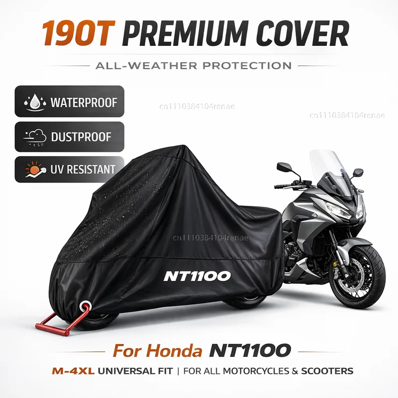 

Чехол для мотоцикла Honda NT1100 CB1100X NT 1100 CB 1100 X 190T, водонепроницаемый, пылезащитный, с защитой от ультрафиолета, всесезонный