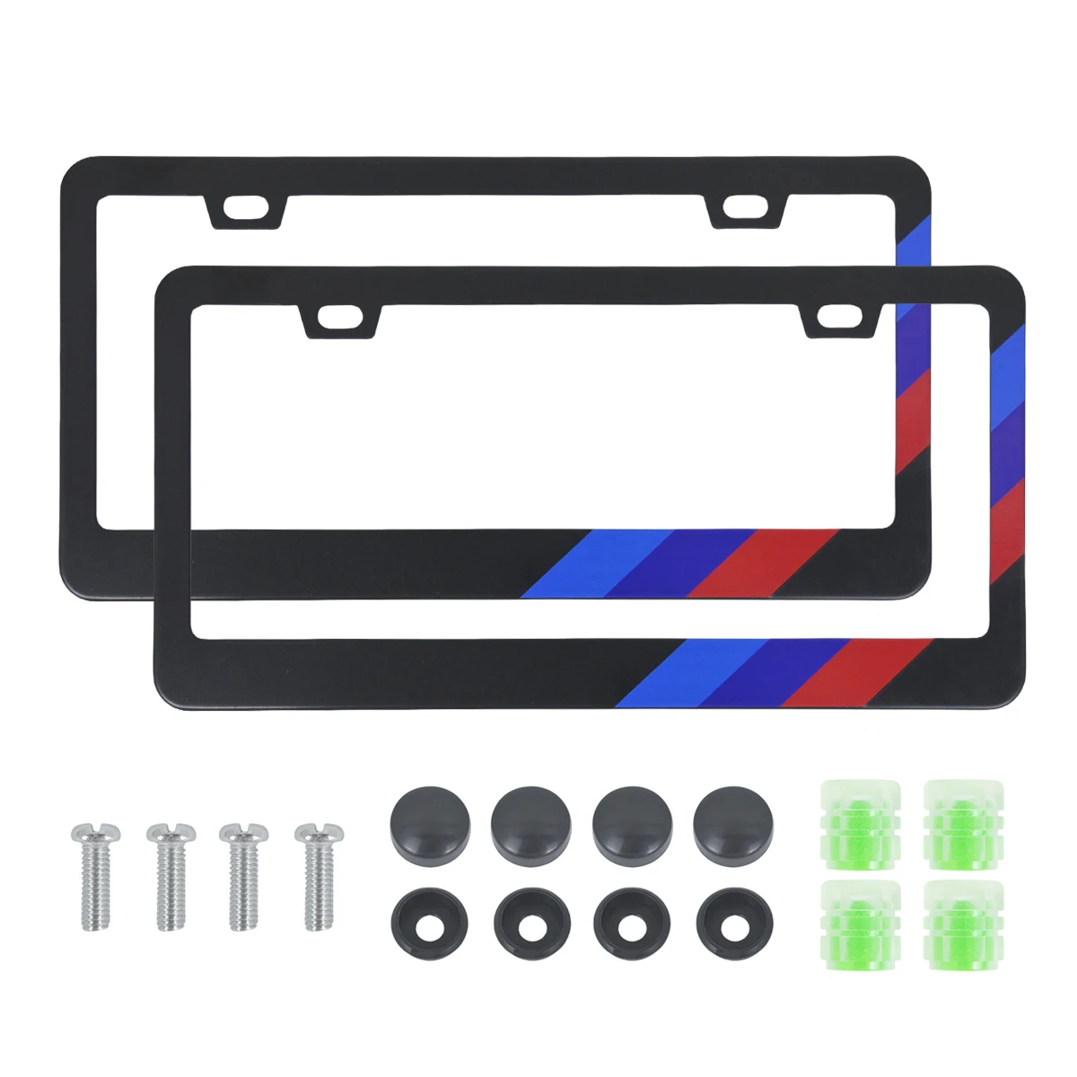 Popular in the market American standard size license plate frame three color color printing license plate frame suitable for Can