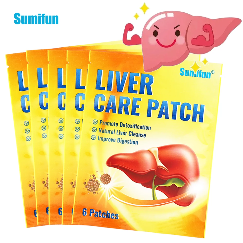 

6/18/30pcs Sumifun Liver Care Patch Cleanse Detox Hepar Protection Sticker Lung Health Repair Prevent Cirrhosis Medical Plaster