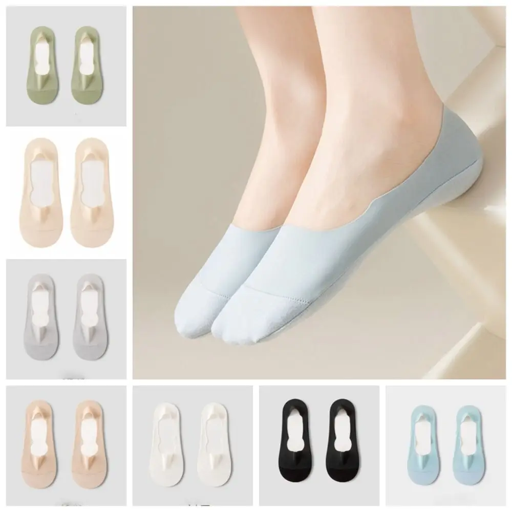 

Low Top Boat Socks Elastic Yoga Socks Non-slip Women Sock Slippers Solid Color Shallow Mouth Ultra-thin Socks Women