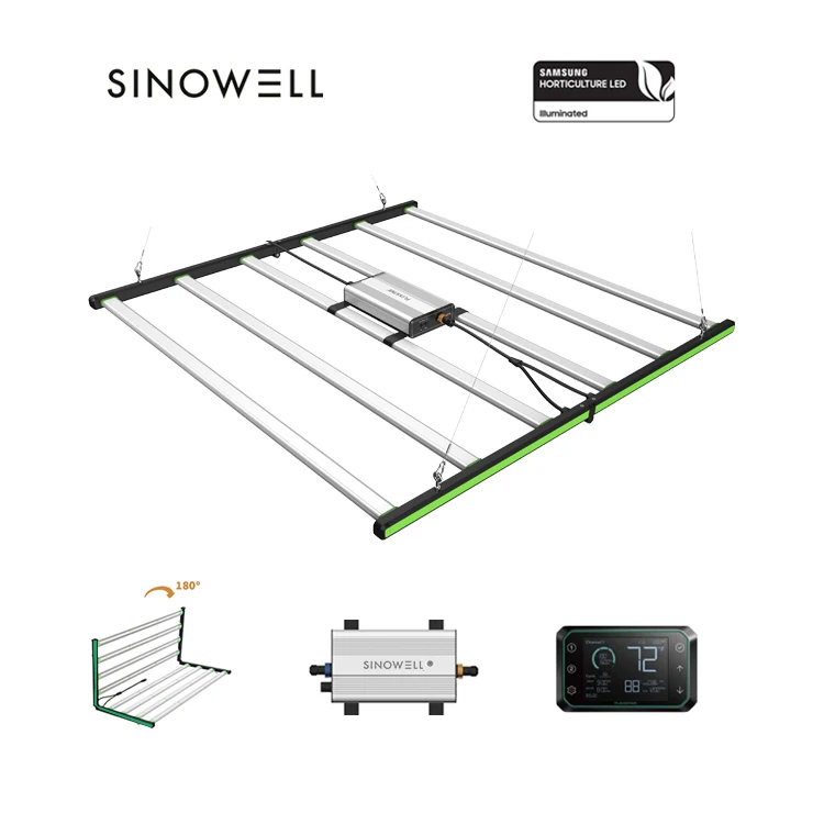 

Hot selling：Sinowell 645W Sam-sung2835 Fast Delivery Led Grow Light Full Spectrum 645 Watt for Indoor Vertical Farming