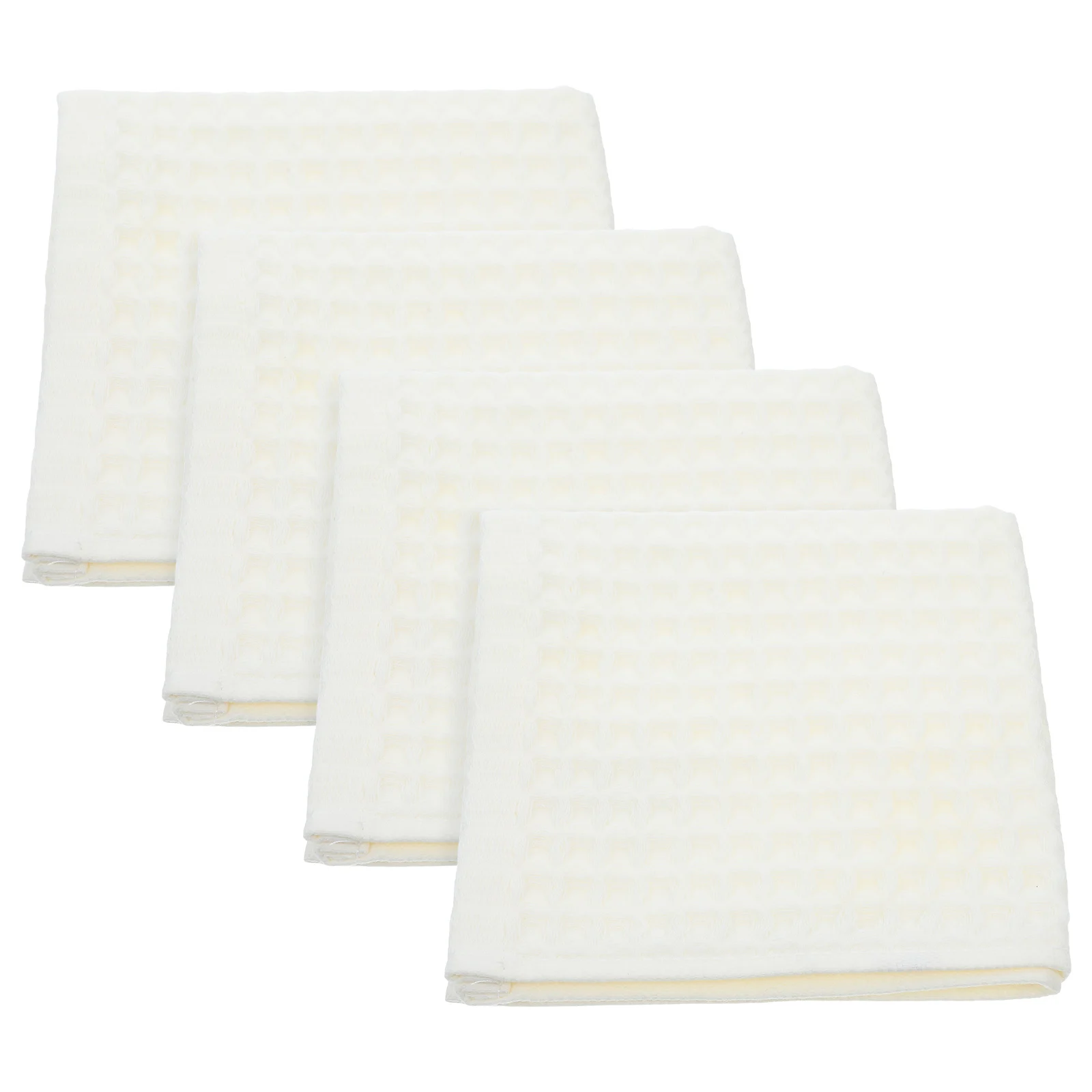 

4 Pcs Waffle Towel Bath Towels Quick Drying Absorbent Soft Facecloth Decorative Bathroom Washcloth Comfortable