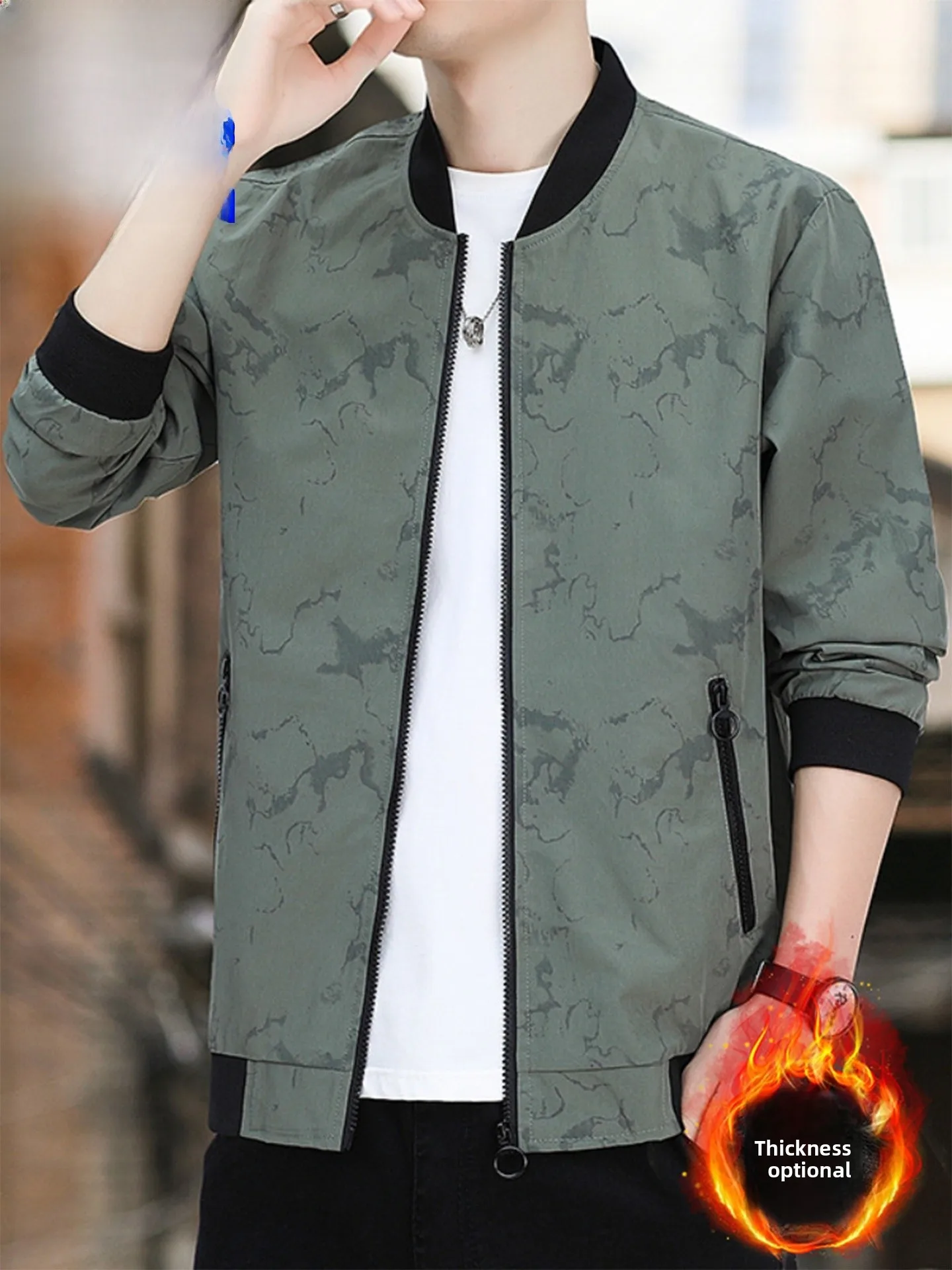 

TUCANO 2022, весенне-осенний камуфляжный джерт, мужская повседневная универсальная модная верхняя одежда для средней молодежи, топ с бейсбольным воротником