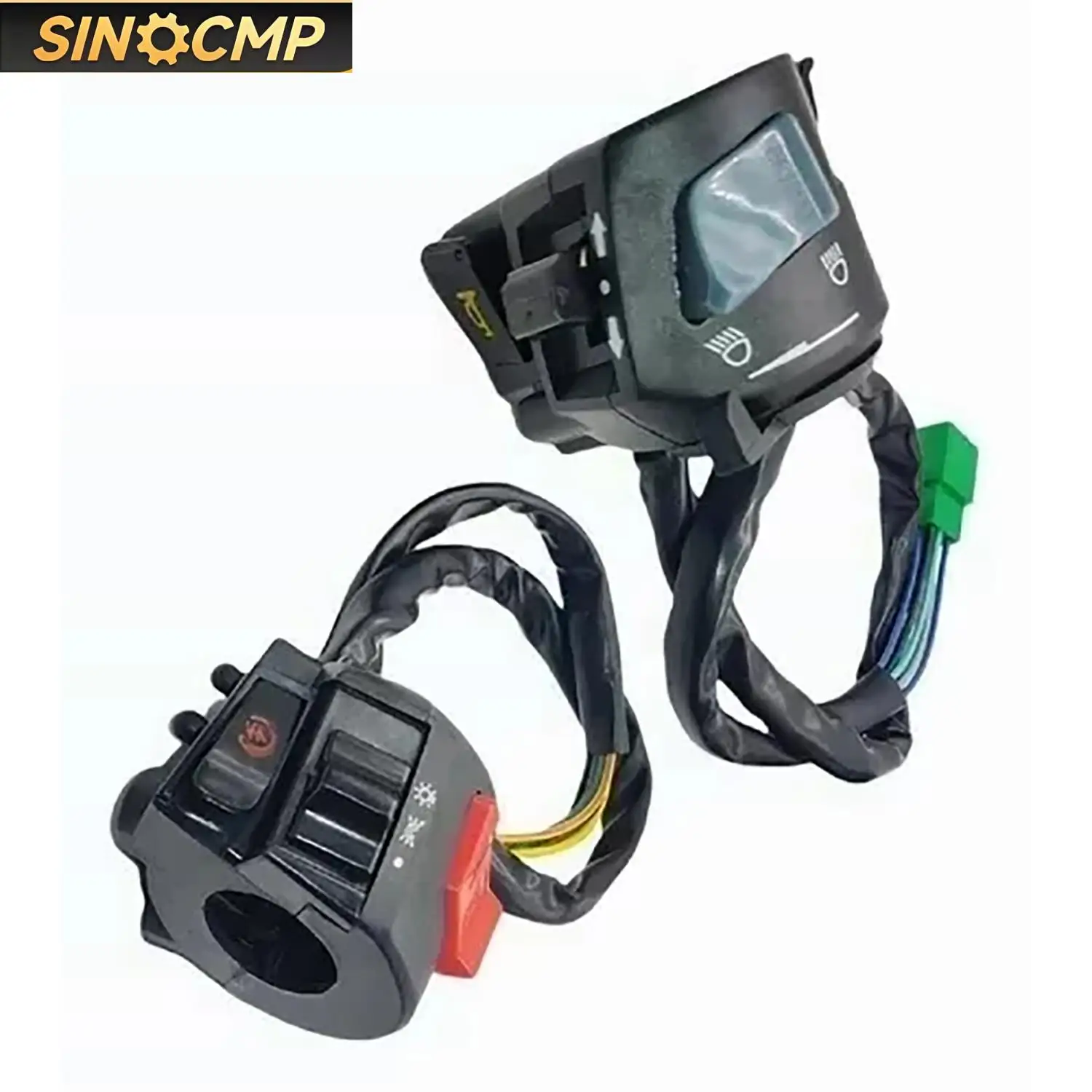 

Handle Control Switch Set Left and Right FOR ITALIKA DT150 FT150GTS ABS Black