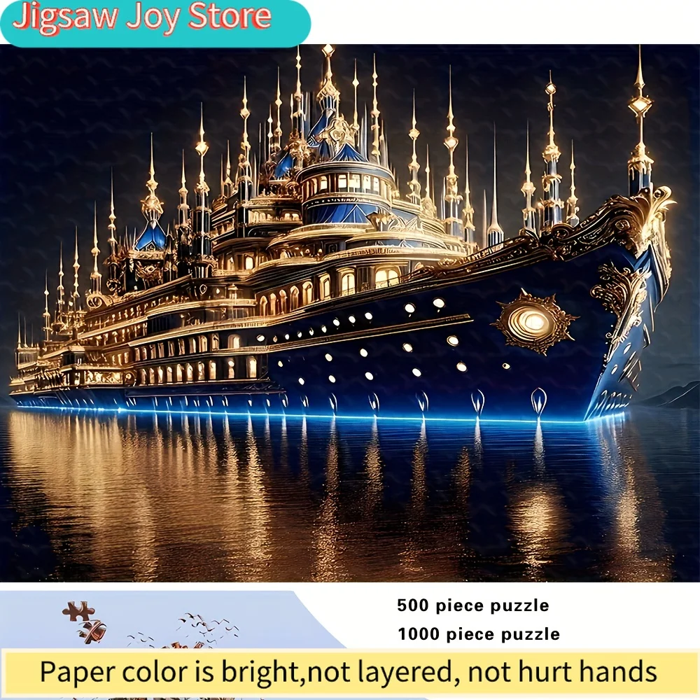 

500/1000pcs Adult Puzzle, High Quality, Relaxing Fun Family Game, Perfect for Birthdays, Christmas, Halloween, and Gifts, Best