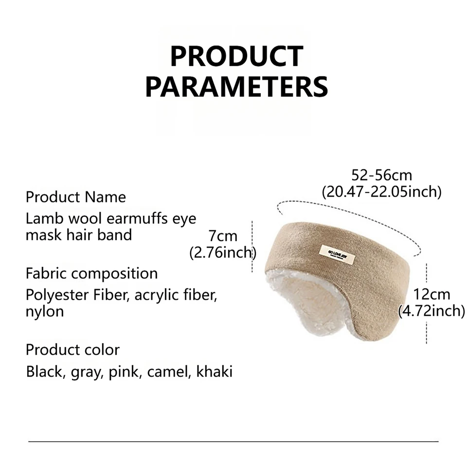 أكواب أذن عازلة للصوت من GOBYGO دافئة وحماية الأذن مثبتة على الرأس وإلغاء الضوضاء والرياضات الشتوية والتزلج وحماية الأذن للرجال والنساء