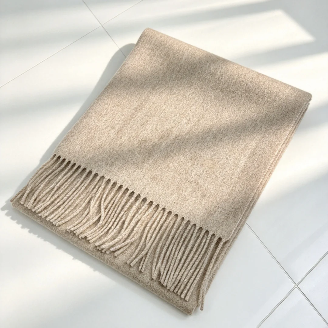 Luxury Brand Unisex Soft Scarf Neck Warmer Fashion Minimalist Versatile Handmade Premium Ideal for Gifting 30*180cm Scarf Shawl - view 5