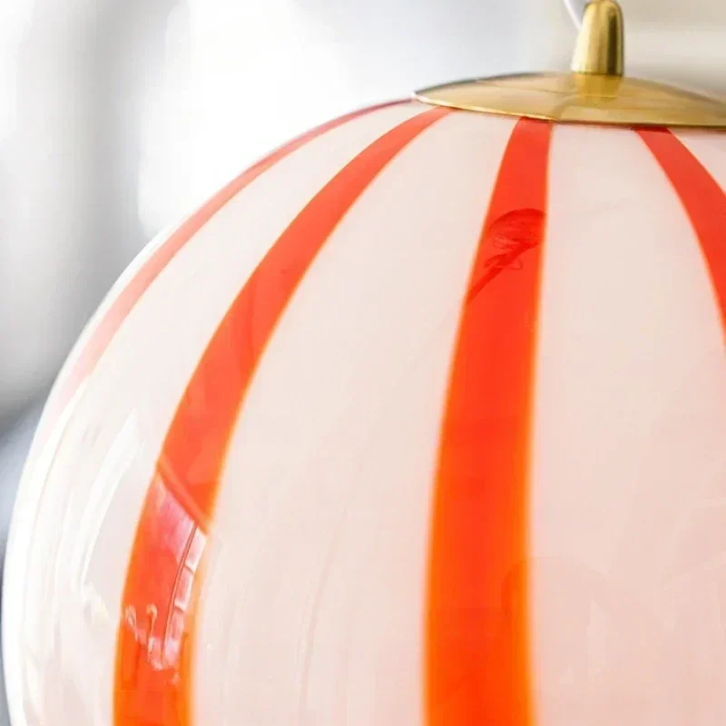 Creative Lolipop Glass Chandeliers Artistic Kid Room LED Pendant Lights Dining Table Counter Restaurant Decor Hanging Lamps