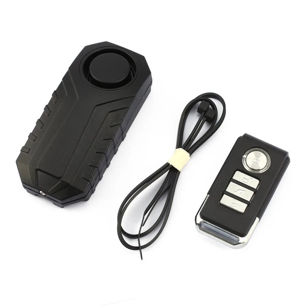 Waterproof Bike Motorcycle Electric Bicycle Security Anti Lost Wireless Remote Control Vibration Detector Alarm