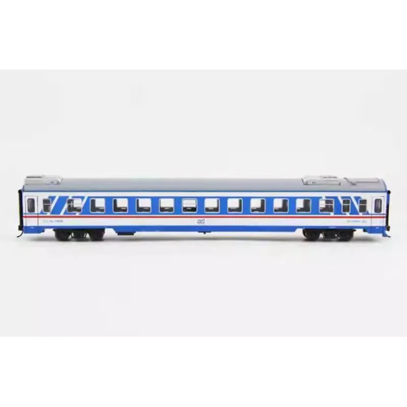 Modelo de tren de coche de pasajeros YZ25G para adultos, Colección estática de exhibición, juguetes para niños, Ferrocarril de China, escala 1/87