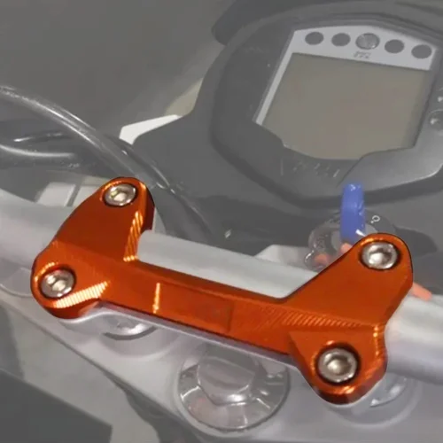 Imagen 2 del producto Para DUKE 390 200 125 2006-2015 Duke 125 Duke 200 elevador de manillar de motocicleta barra de soporte de movimiento hacia arriba abrazadera de montaje elevador de mango