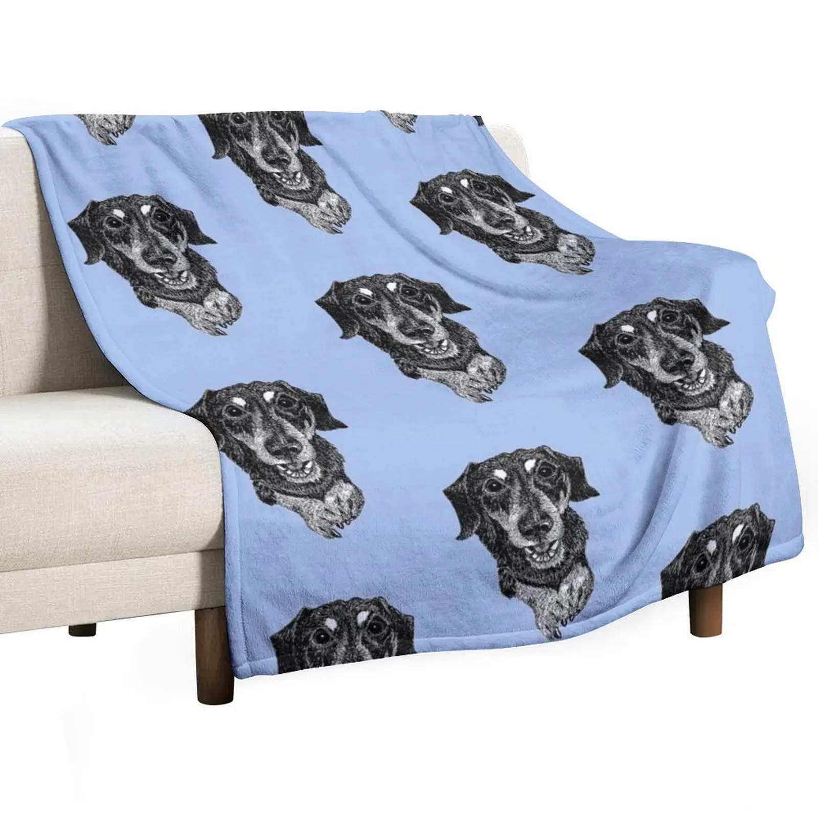 Rosie the Dachshund Throw Blanket Sofa Quilt christmas gifts Extra Large Throw Blankets