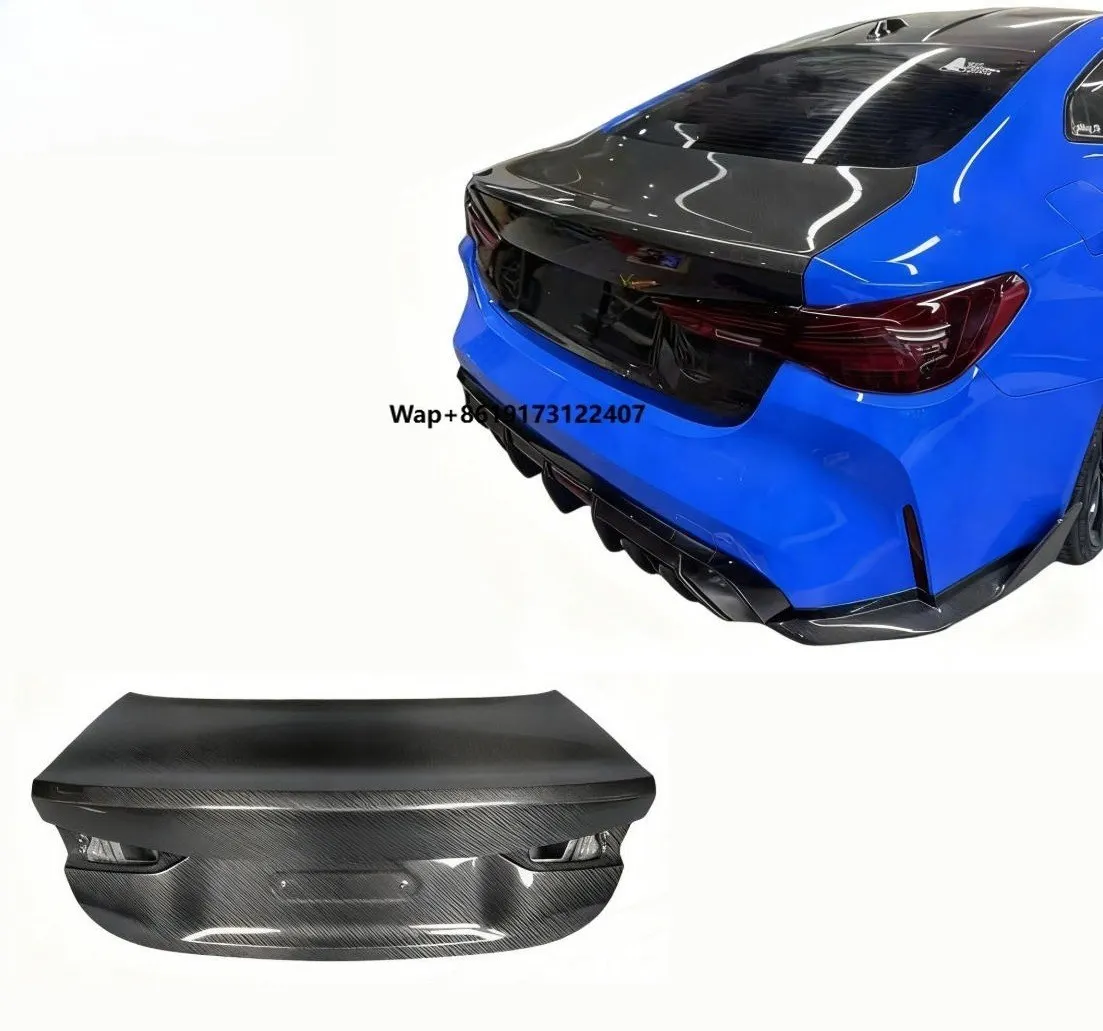 

Крышка багажника из сухого карбона в стиле OEM, аэродинамический обвес, идеальная совместимость для BMW 4 серии M4 G22 G82