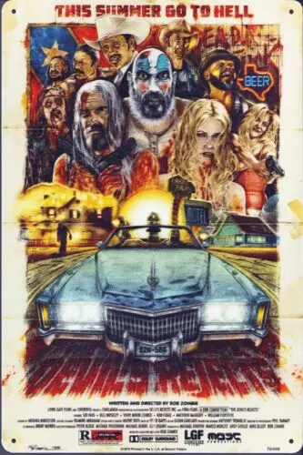 Devil's Rejects Poster Reproduction Tin Metal Sign