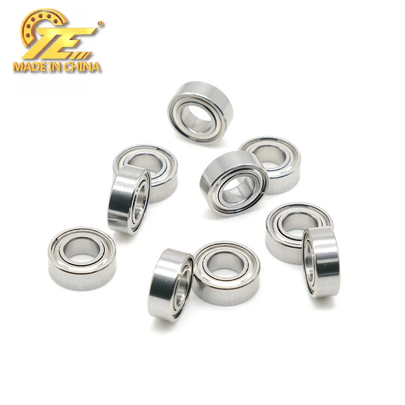 2PCS 304 material stainless steel bearing S687ZZ size 7 * 14 * 5mm bearing abec-7