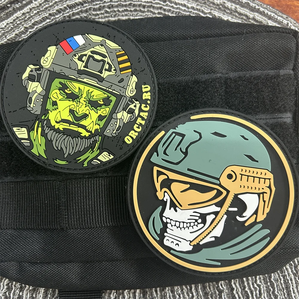 

Skull Badge Imperial Soldier Hulk Tactical Patch Outdoor Adventure Military Equipment Hook & Loop Backpack Apparel Patch