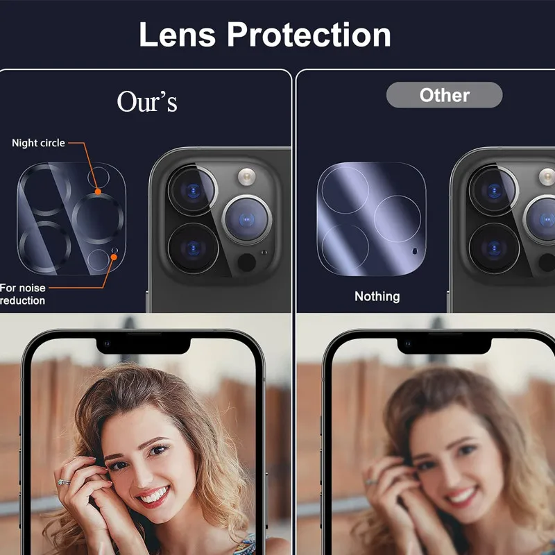 2pcs camera protector for iphone 14 pro 15 11 12 13 pro lentes glass iphone 14 pro max lens cover iphone14 pro protector camera iphone 14pro