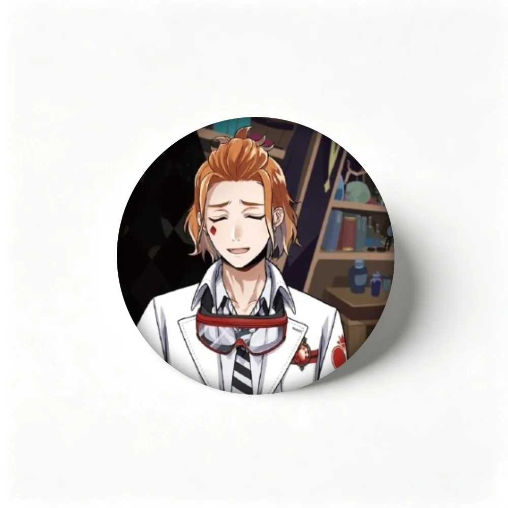 Anime Twisted Wonderland Pins,Cartoon Figure Cater Diamond Badge,Handmade Brooches,Breastpin for Backpack Clothes Gifts