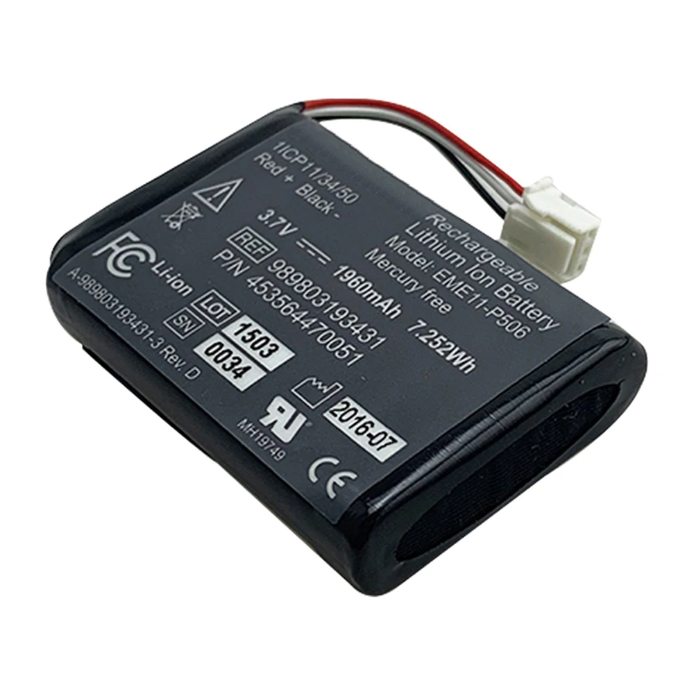 Original EME11-P506 for P hi.li ps Mercury Free Blood Pressure Moni tor Battery REF 989803193431 3.7V 1960mAh Li-Ion Battery