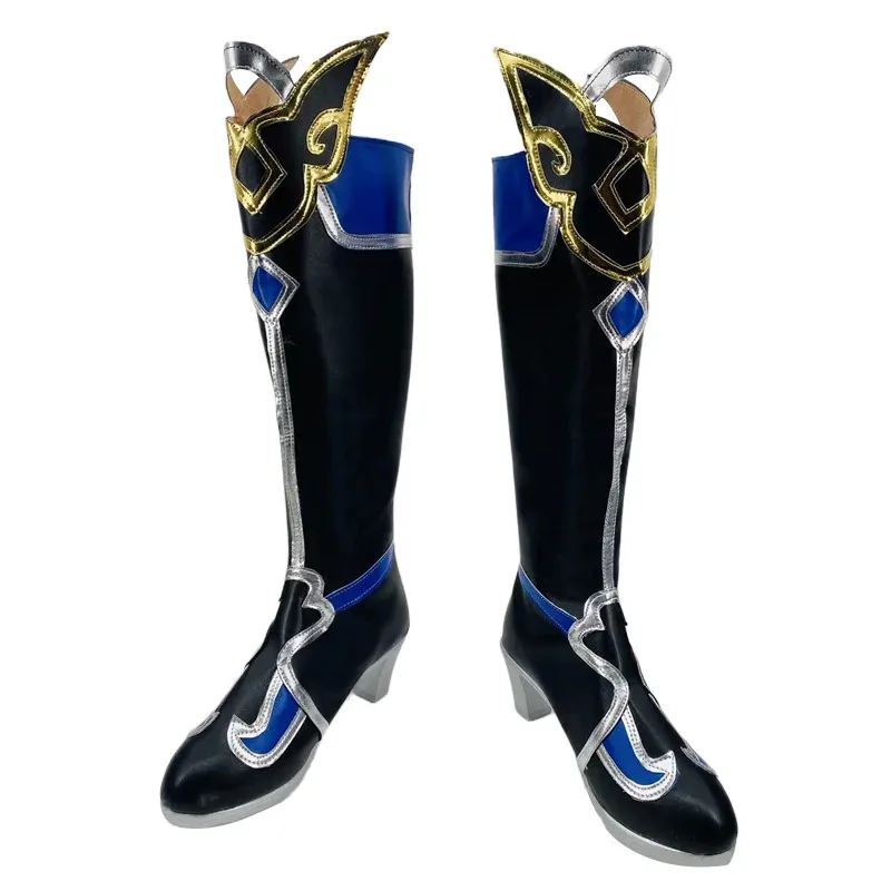 

Игра Honkai Star Rail Jingliu, обувь для косплея, ботинки, женские костюмы для девочек, аксессуары, аниме, ролевая игра, наряд для Хэллоуина, реквизит; 6