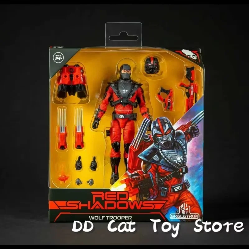 En Stock Original Roboskull calavera mecánica 1 ola máscara de nave espacial 4 pulgadas 6 pulgadas soldado lobo figura de acción juguete de modelos coleccionables