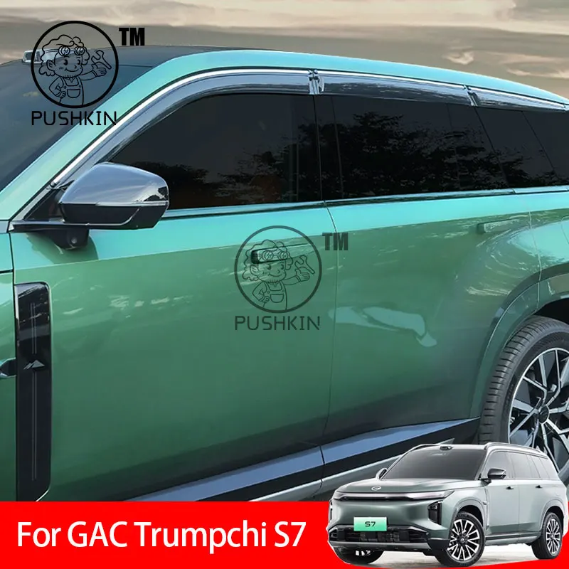

Car Side Window Deflector Window Visor Vent For GAC Trumpchi S7 2025 2026 Wind Shields Sun Rain Guards Awnings Shelters