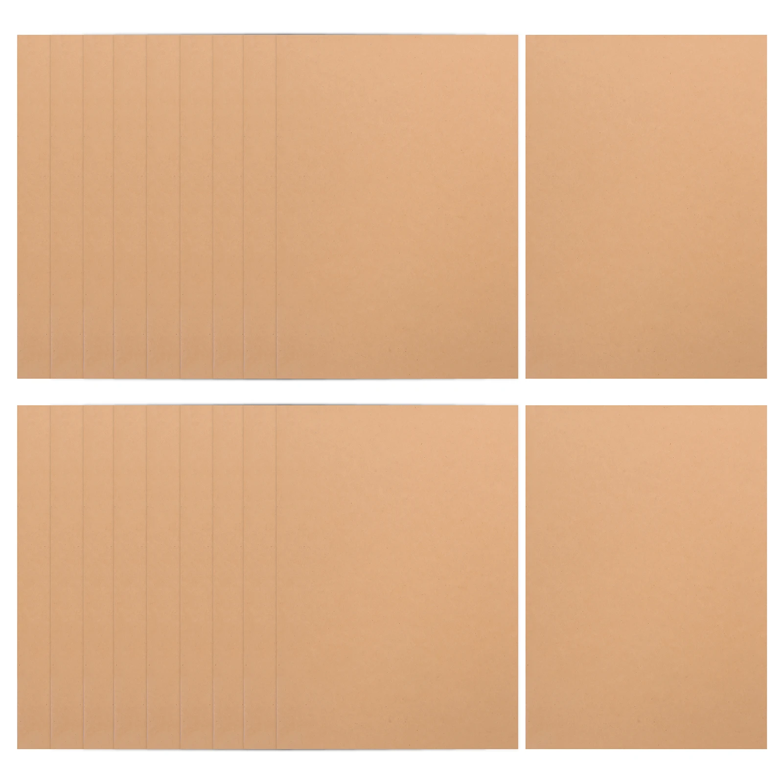 100 ورقة من ورق الكرافت البني بطاقات 240 جرام بطاقات سميكة لدعوات أعياد الميلاد وحفلات الزفاف بطاقات مصنوعة يدويًا وحرف القصاصات