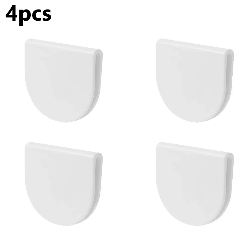 Antislip Clip Douchegordijn Clips 4Pcs 5.0cmx 4.5Cm Voor Huishoudelijke Badkamer Hoge Kwaliteit Geen Ponsen Waterdicht