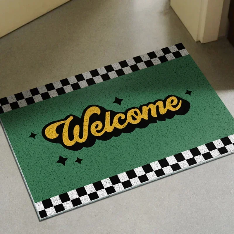 Welcome Mat Anti-skid Entrance Doormat Home Decoration Carpet Cartoon Floor Mats Indoor Decor Entry  Area Rug Tapete De Entrada