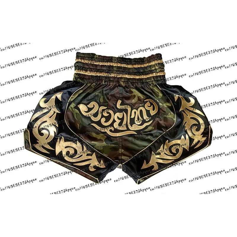 

2026 New Traditional Muay Thai Shorts Men's and Women's Mixed Martial Arts Boxing Training Suits Sports Fighting Taekwondo Pants