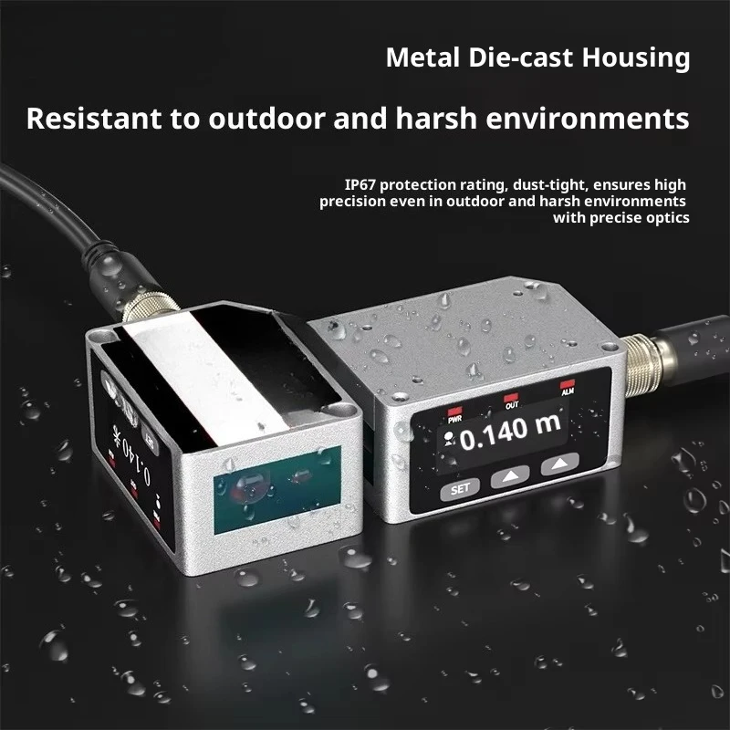 Displacement Distance Sensor 0-40m Long Distance High Precision RS485 Photoelectric Switch