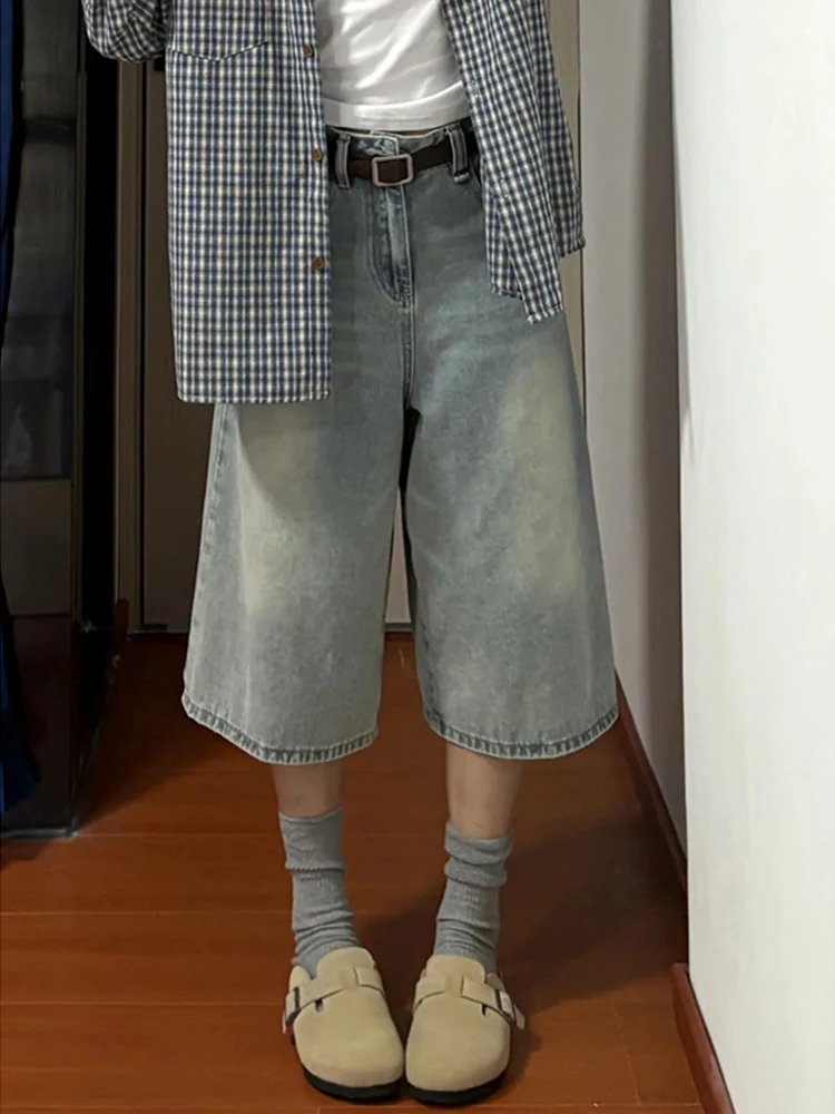 กางเกงยีนส์ทรงขาบานเอวสูงสไตล์เรโทรสำหรับผู้หญิง รุ่นใหม่ ไซส์พลัส ช่วยให้ดูผอมเพรียว ดีไซน์สาวฮอต ทรงหลวม ขาตรง รุ่น Eighteen