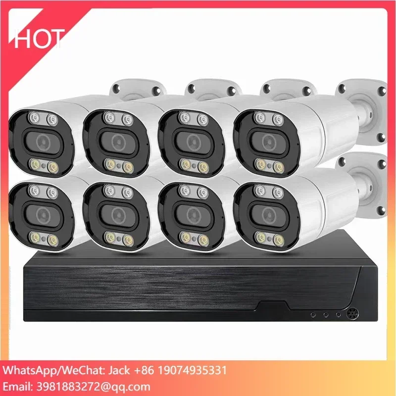 

Night Vision Cctv Camera Face Detection Human Detection 8 Channel Poe Wifi Cctv 5Mp Camera With Nvr