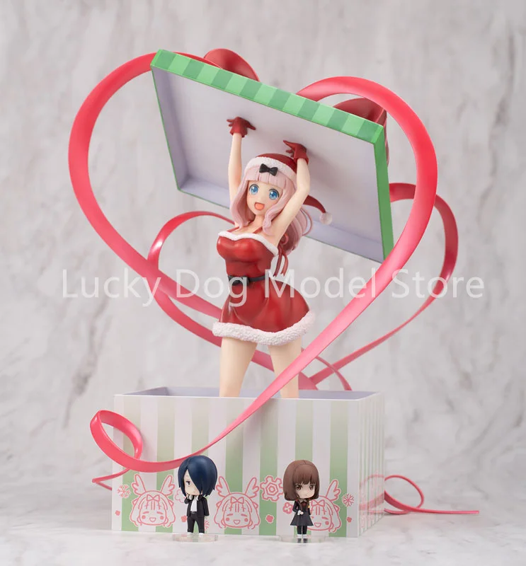 Myethos Original:Kaguya-sama: Liebe ist Krieg? Chika Fujiwara Weihnachtsgeschenk Ver 1/7 PVC Action Figure Anime Modell Spielzeug Puppe Geschenk