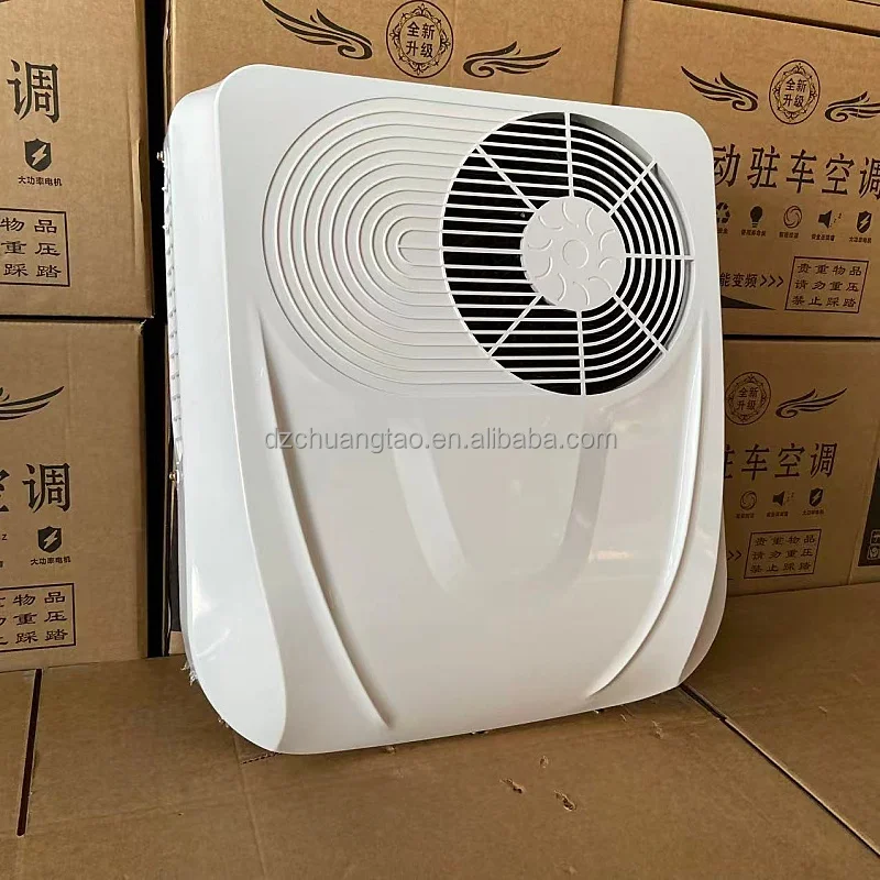 

Universal Roof Mounted 12V/24V All-in-One Air Conditioner, Silent Parking Cooling for Trucks, Campers and Vans