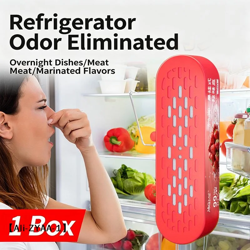 【A】Hanging Refrigerator Deodorizer Box 99 Percent  24H Fast Odor Removal For Kitchen Keep Food Fresh Avoid Mixed Taste
