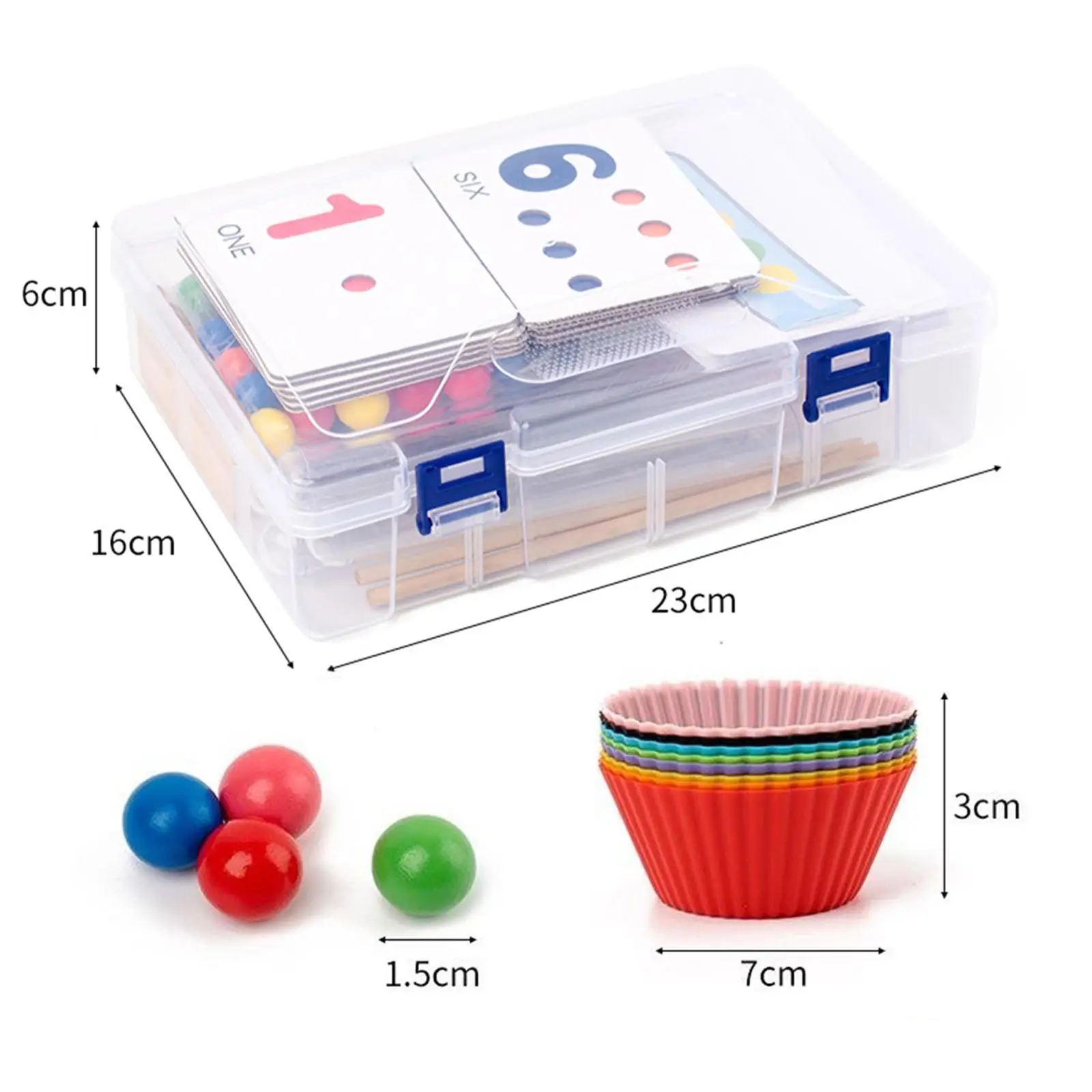 

Clip Beads Test Tube Toys Early Learning Gift Developmental Color Sorting Stacking Games for Activities Kindergarten School Boys