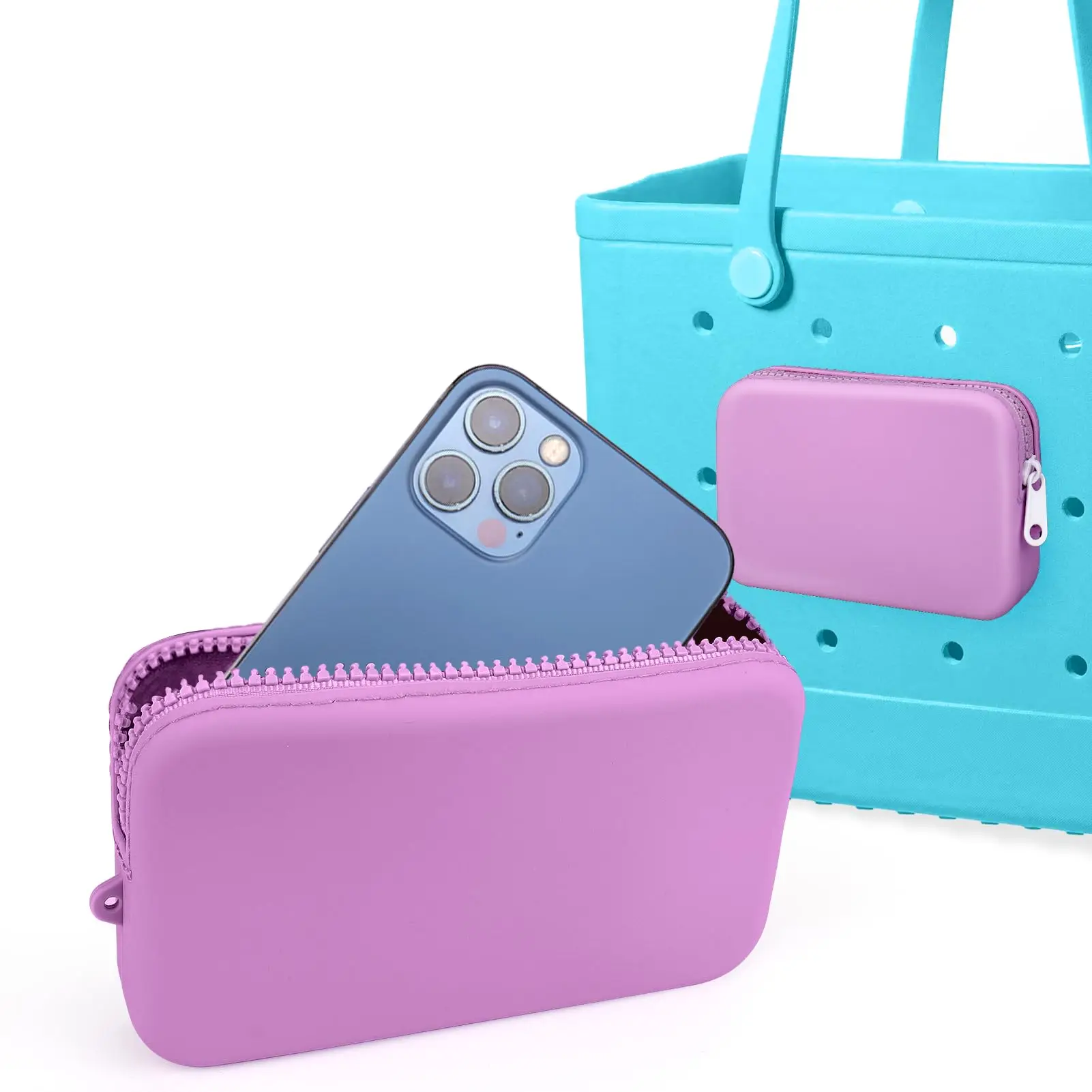 

Insert Bag for Bogg Bag Accessories, Silicone, Purple