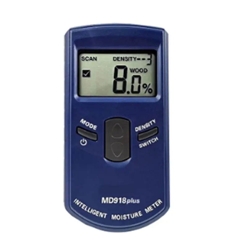 [NEW!A08R】 Md918plus Inductive Wood Moisture Meter Electromagnetic Waves Timber Damp Humidity Detector