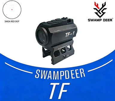 

SWAMP DEER TF Reflex Red Dot Sight 1X De Optical Scope 20mm Picatinny Rail Mount Hunting Airsoft Pistol Rifle Hunting sight