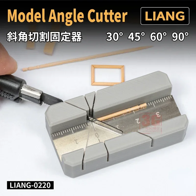 LIANG-Fixador de Corte Diagonal, Ferramenta de Modelagem, Multi Ângulo, 30 °, 45 °, 60 °, 90 °, 0220