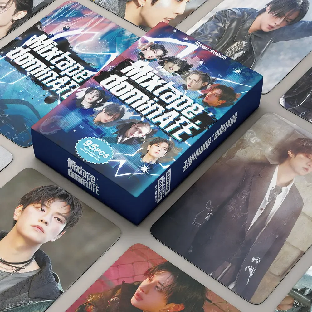 95 قطعة/المجموعة KPOP ألبوم جديد Mixtape dominate ثلاثية الأبعاد بطاقة الصور LOMO بطاقة Seonghwa Yunho فتاة هدية جمع بطاقة الصور