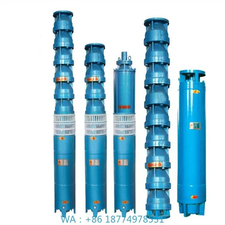 rrigation Cable Turbine Centrifugal Pumps Rotary Pump Customizable 60Hz 37KW 100HP 50HP Deep Well Submersible Pump Solar I