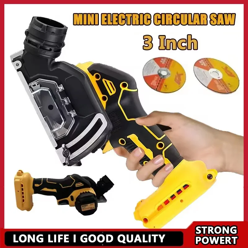 

Fit Dewalt 3 Inch Mini Angle Grinder Cordless 3 Inch Electirc CUT OFF Tool Cutting Circular Saw Power Tool for 20V Battery