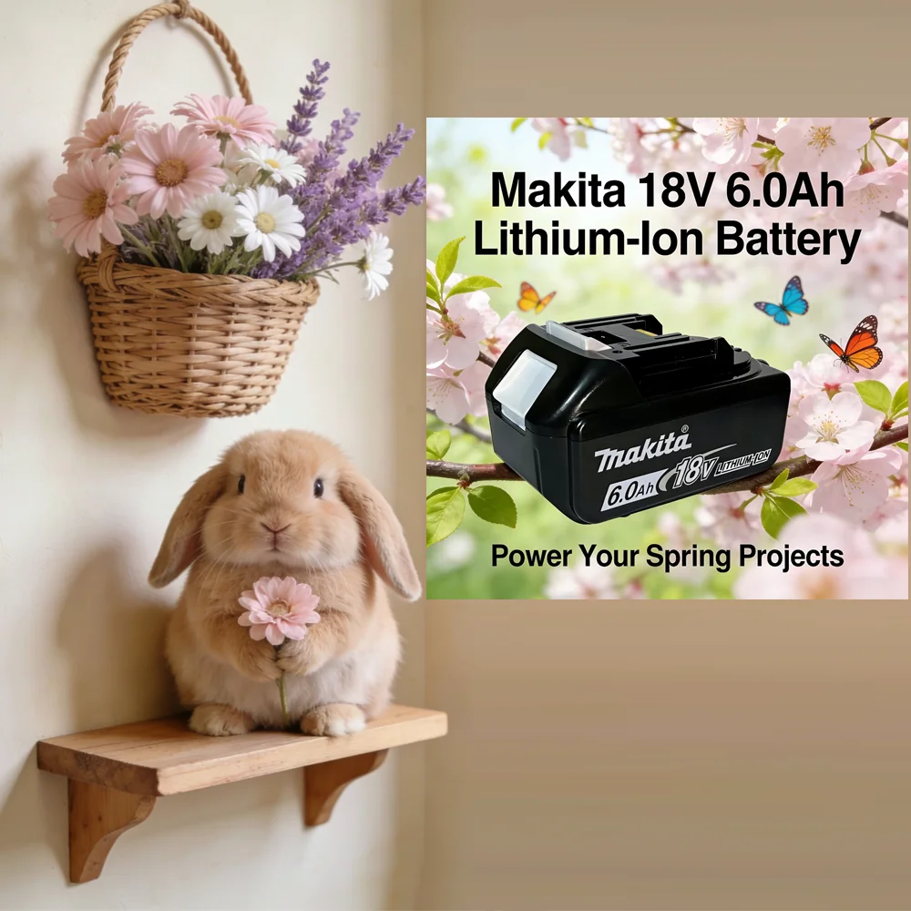 🌟Original 18v 🛠️ Makita battery 6.0Ah BL1860B 5.0Ah BL1850B 3.0Ah BL1830B-BL1820B Makita18V battery 5.0Ah 20V
